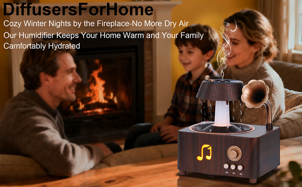 KAAEiCCR 250ml Cool Mist Humidifier & Essential Oil Diffuser – 7 LED Colors, Auto Shut-Off