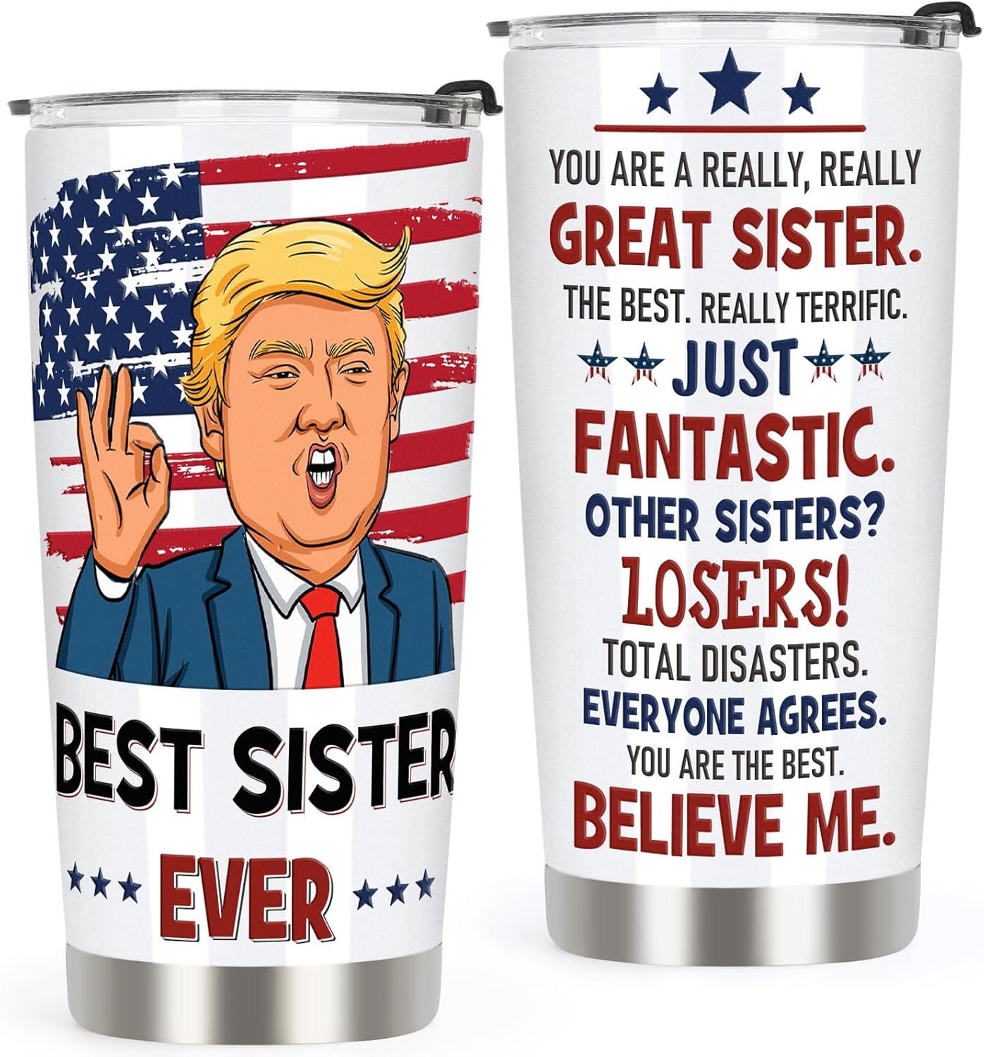 Valentine’s Day “Best Wife Ever” Insulated Travel Tumbler — 20 oz Stainless Steel Coffee Cup Gift for Her