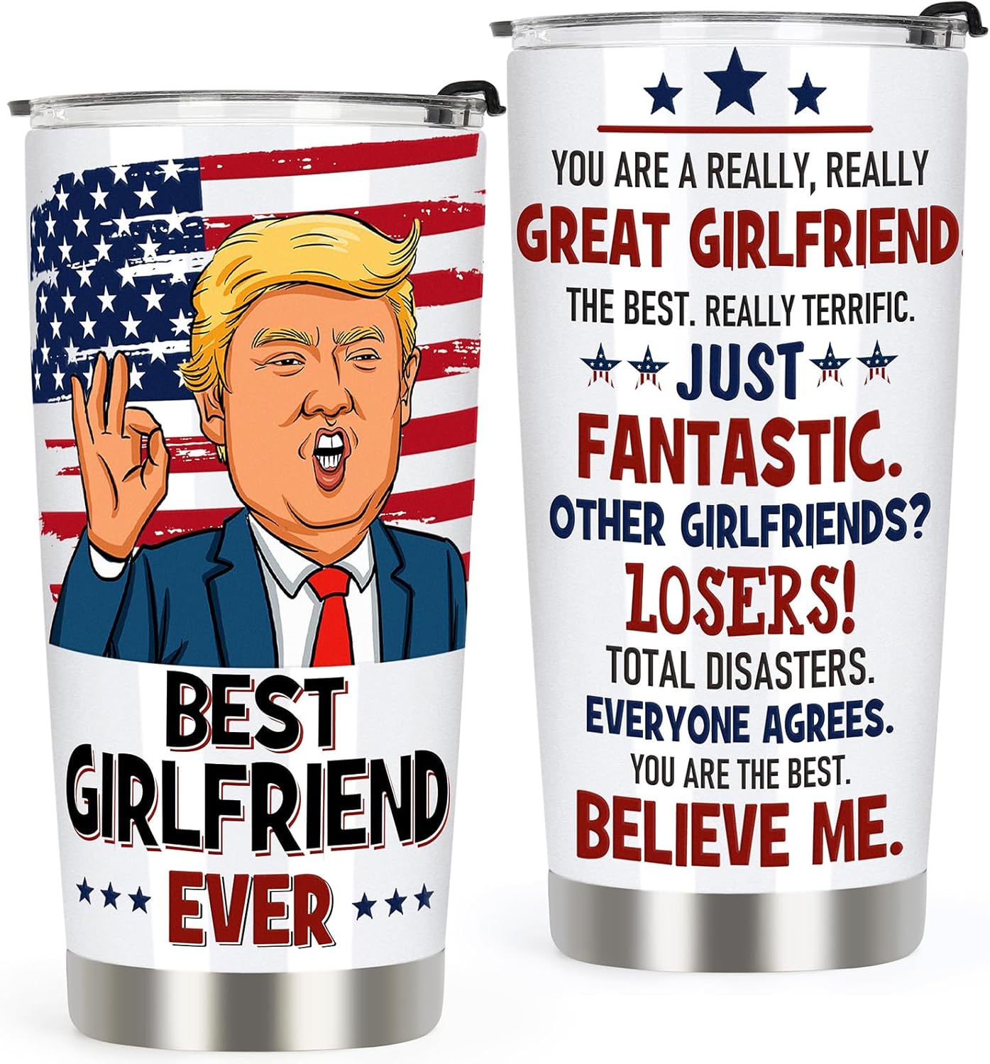 Valentine’s Day “Best Wife Ever” Insulated Travel Tumbler — 20 oz Stainless Steel Coffee Cup Gift for Her