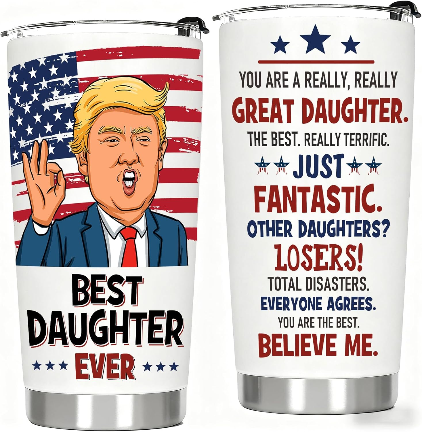 Valentine’s Day “Best Wife Ever” Insulated Travel Tumbler — 20 oz Stainless Steel Coffee Cup Gift for Her