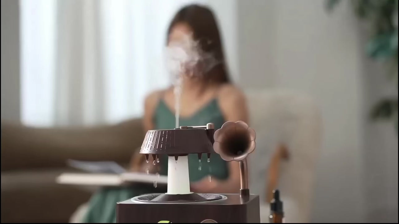 KAAEiCCR 250ml Cool Mist Humidifier & Essential Oil Diffuser – 7 LED Colors, Auto Shut-Off